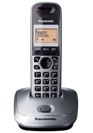 Panasonic bežični telefon KX TG2511FXM,sivi