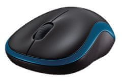 Logitech bežični optički miš M185, plavi