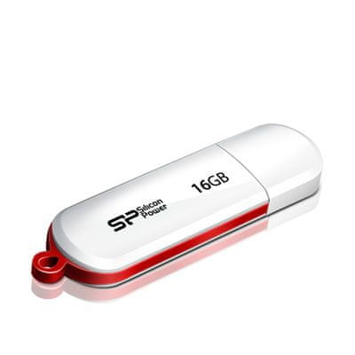 Silicon Power USB stick LuxMini 320 16GB, USB 2.0, bijeli