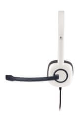 Logitech slušalice Stereo Headset H150, bijele