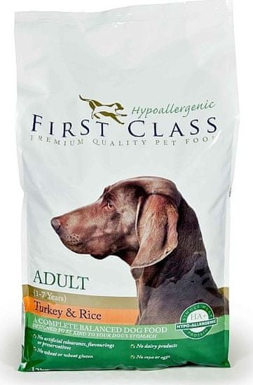 First Class Dog HA Adult Duck & Rice hrana za pse, 12 kg