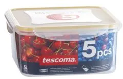 Tescoma 5-dijelni set kvadratnih posuda Freshbox