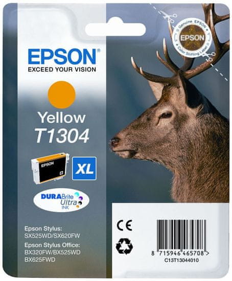 Epson tinta T1304, žuta