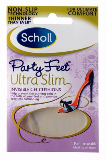 Scholl PartyFeet gel poluuložak Ultra Slim 1 par