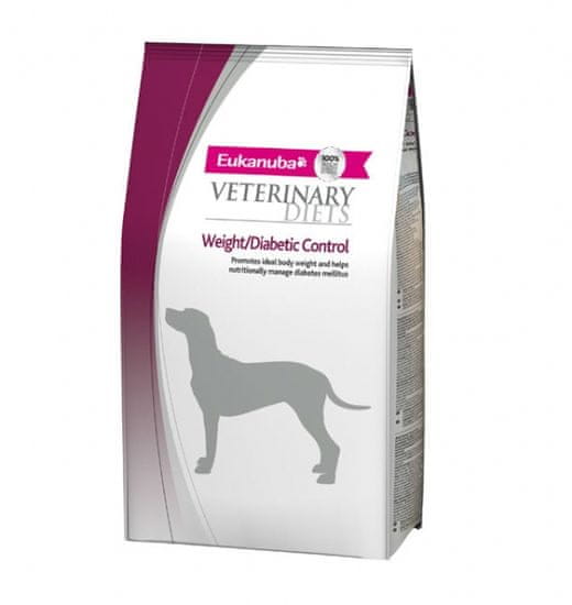 Eukanuba VD Weight / Diabetic Control Dry Dog hrana za pse, 1 kg