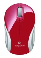 Logitech miš M187 (910-002737), crveni