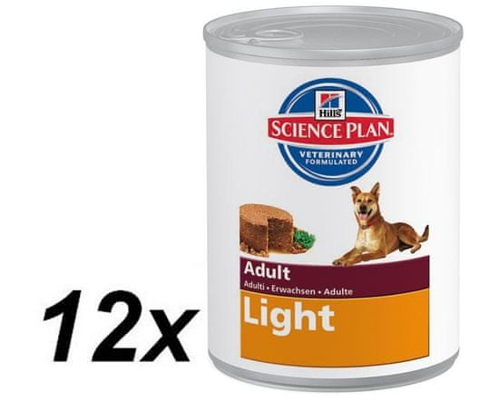 Hill's Canine Adult Light Chicken mokra hrana za pse, 12 x 370 g