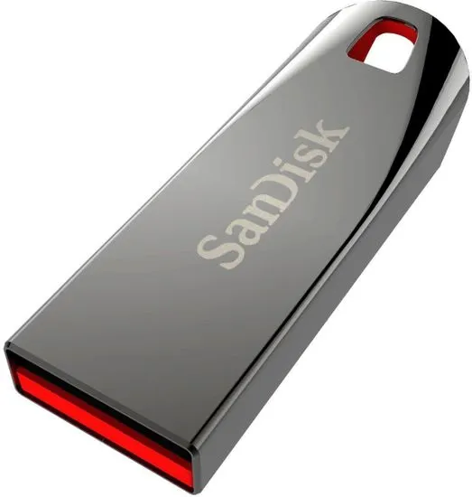 SanDisk USB ključ Cruzer Force 64 GB, USB 2.0, sivo-crven