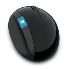 Microsoft Sculpt Ergonomski bežični miš, crni