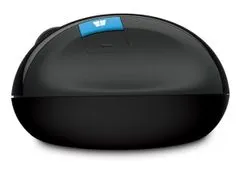 Microsoft Sculpt Ergonomski bežični miš, crni