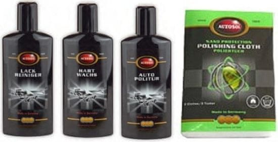 Autosol Set za poliranje laka Polish Shine XL