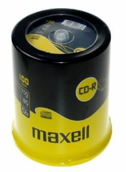 Maxell CD-R medij 700 MB XL 52x, 100 na osi
