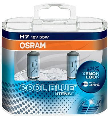 Osram par žarulja 12V - H7 - 55W CoolBlue Intense