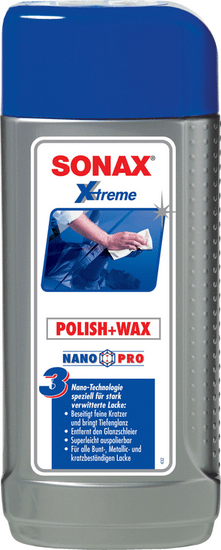 Sonax politura + vosakSonax Xtreme NanoPro 3, 500 ml