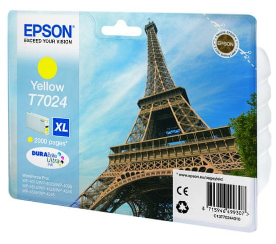 Epson tinta T7024 Yellow XL, 2.000 stranica
