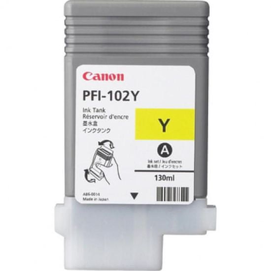 Canon tinta PFI-102Y yellow Dye