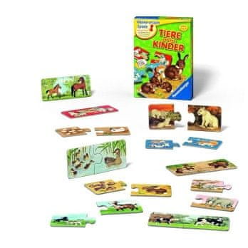 Ravensburger stolna igra Životinje i njihova mladunčad