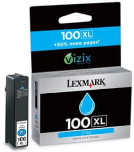 Lexmark tinta 14N1069E Cyan #100XL 600 stranica