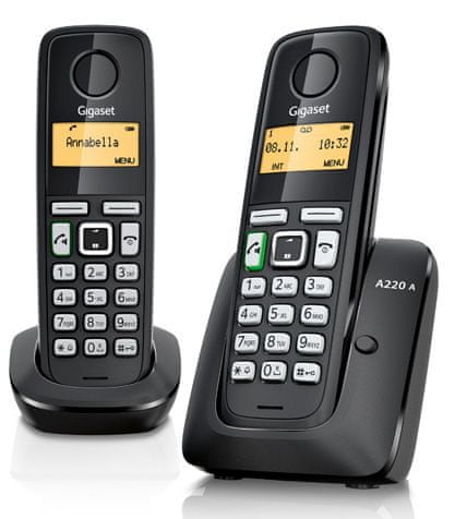 Gigaset bežični telefon A220A Duo