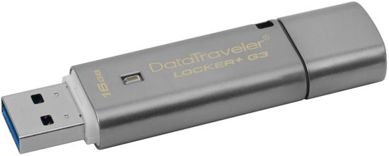 Kingston 16 GB USB 3.0 DataTraveler Locker + G3 USB stick DTLPG3