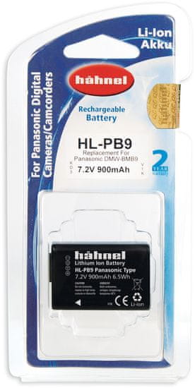Hähnel baterija DMW-BMB9 za Panasonic(HL-PB9)