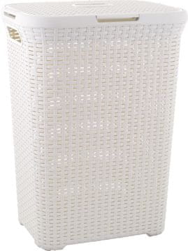 CURVER košara za rublje Rattan, 60 l, krem