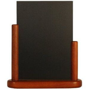 Securit stolna crna kredna ploča Elegant, drven okvir, 24 x 30 cm