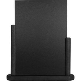 Securit Stolna ploča od crne krede Elegantan, crni okvir, 15 x 21 cm