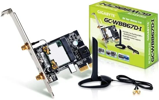 Gigabyte bežična PCI-E mrežna kartica Gigabyte GC-WB867D-I + Bluetooth 4.0