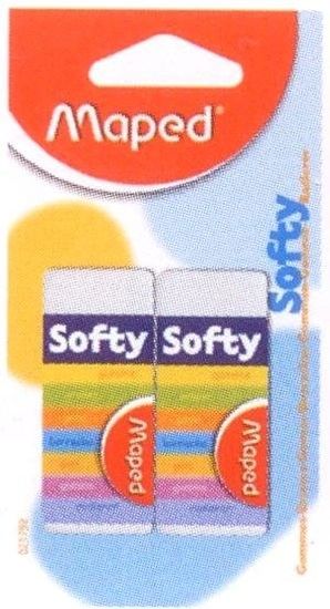 Maped gumica Softy 2/1, blister