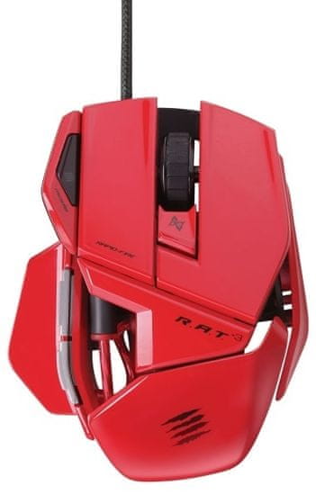 Mad Catz miš Cyborg R.A.T. 3, crveni