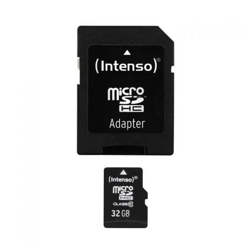 Intenso microSDHC kartica, 32 GB (Class 10), 40 MB/s + SD adapter
