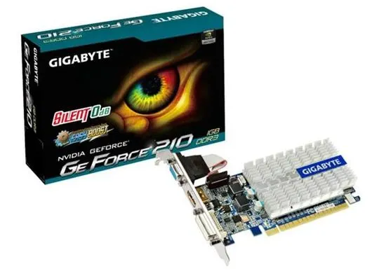 Gigabyte grafikna kartica GeForce 210, 1GB, PCI-E 2.0