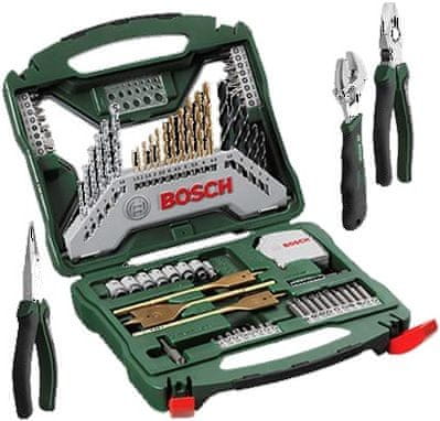 Bosch komplet alata X-line Titanium 70 + kliješta (2607017197)