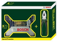 Bosch komplet alata X-line Titanium 70 + kliješta (2607017197)