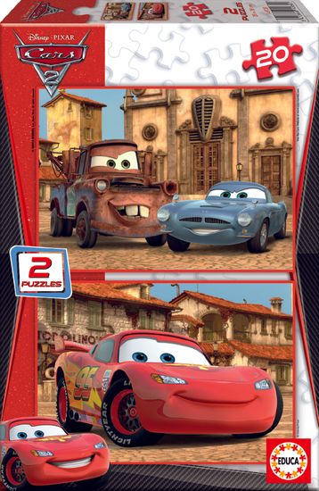 EDUCA Puzzle Automobili 2 14938, 2X20