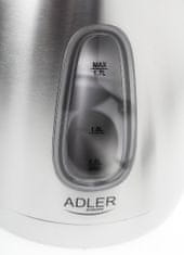 Adler kuhalo za vodu 1.7 l, 2000W, sivo
