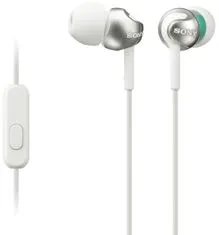Sony slušalice MDR-EX110AP, bijele
