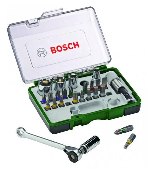 Bosch 27-dijelni set bitova odvijača i zapinjača (2607017160)