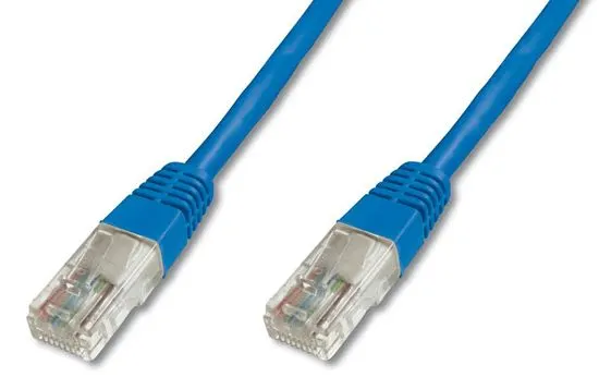 Digitus UTP mrežni kabel Cat5e patch, 1 m, plavi