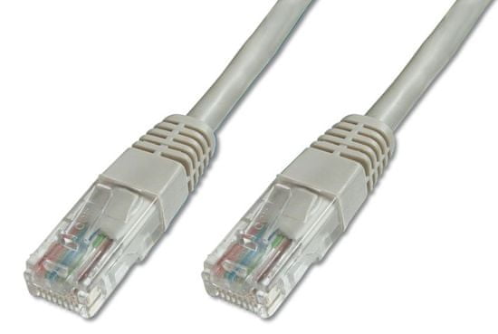 Digitus UTP mrežni kabel Cat5e patch, 2 m, sivi