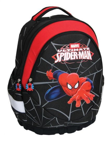 Spiderman Ergonomski Ruksak Marvel Spider man, crno-crven