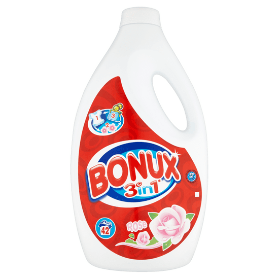 Bonux gel za pranje rublja Rose, 2,73l