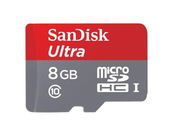 SanDisk memorijska kartica 8GB Ultra Micro SDHC Class10 sa SD adapterom