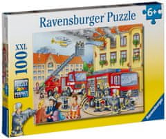 Ravensburger Slagalica Vatrogasci gase požar, 100 dijelova