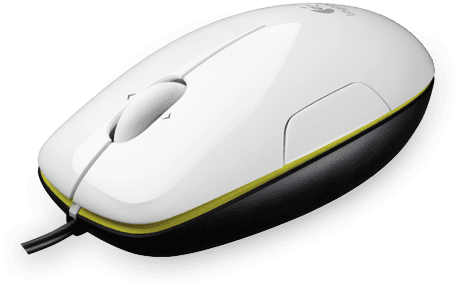 Logitech miš M150 Laser Mouse, bijeli