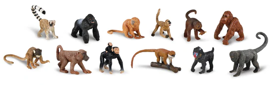 Safari Ltd. Tuba životinja - Gorile i majmuni