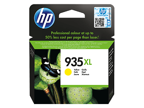 HP tinta 935 XL, žuta (C2P26AE)