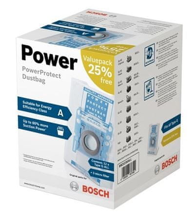 Bosch komplet filter vrećica BBZ123GALL