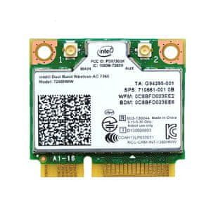 Intel mrežna kartica Wireless-AC 7260 Wi-Fi, mini-PCIe